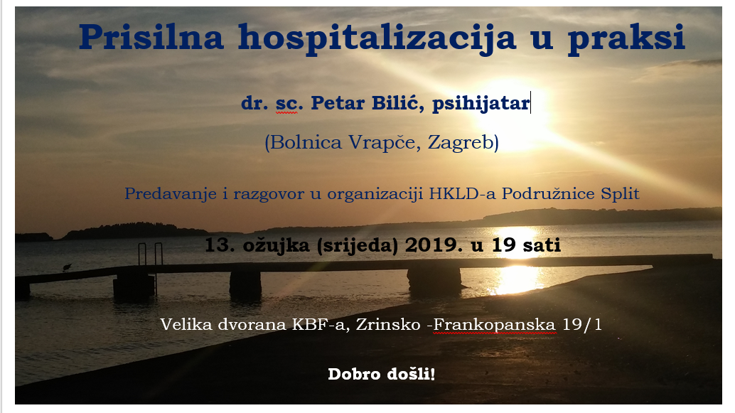 Predavanje u organizaciji Hrvatskog katoličkog liječničkog društva